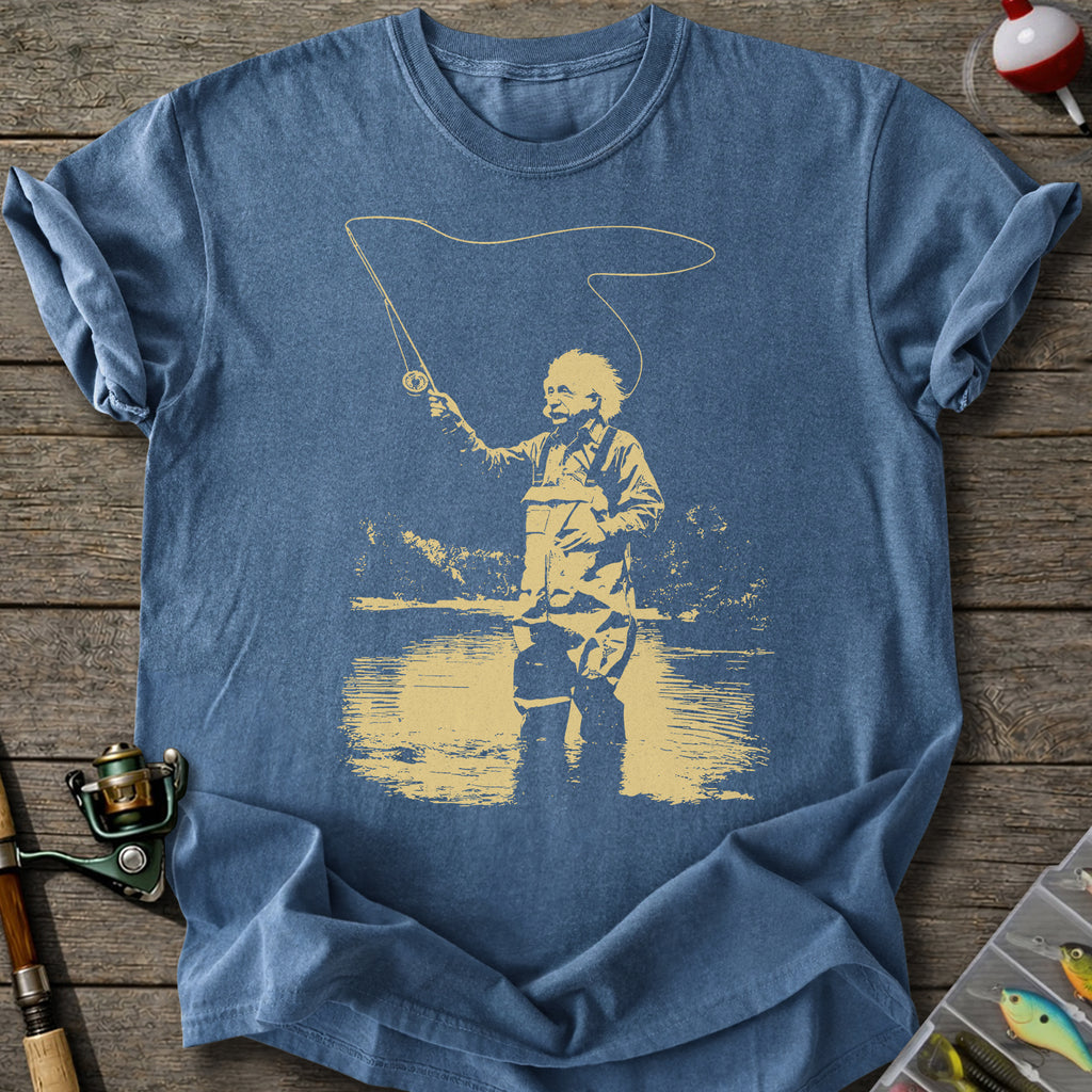 Einstein Fishing T-Shirt