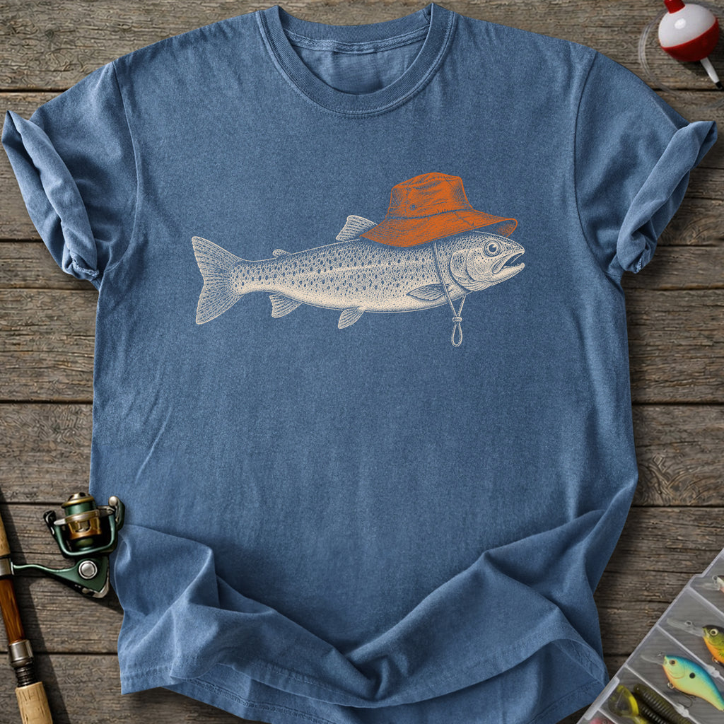Hat On Trout T-Shirt