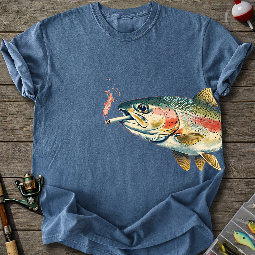 Smoking Trout T-shirt