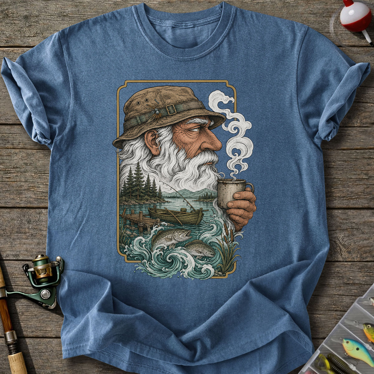 Old Fisherman Life T-Shirt