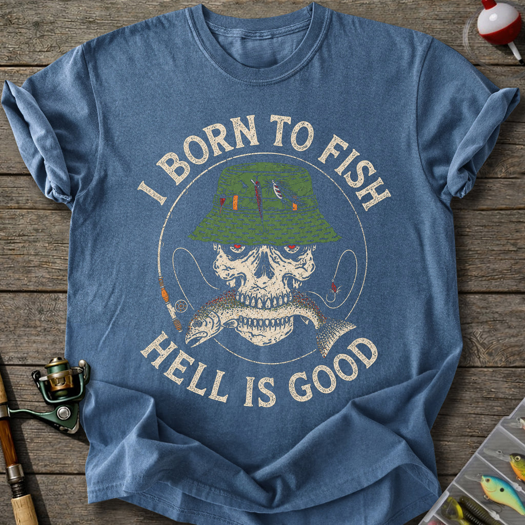 Fishing Skull T-Shirt