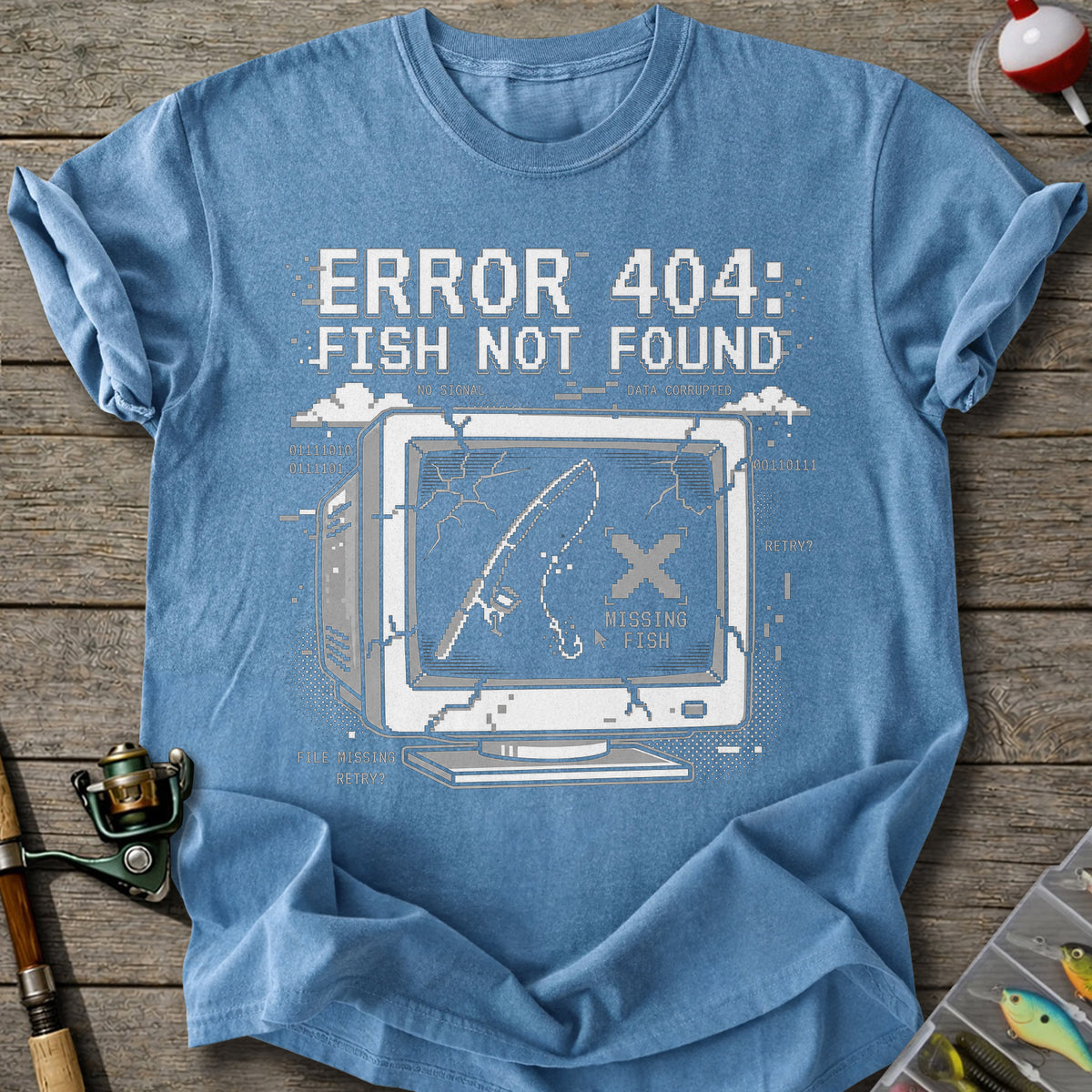 Error 404 Fish Not Found T-Shirt