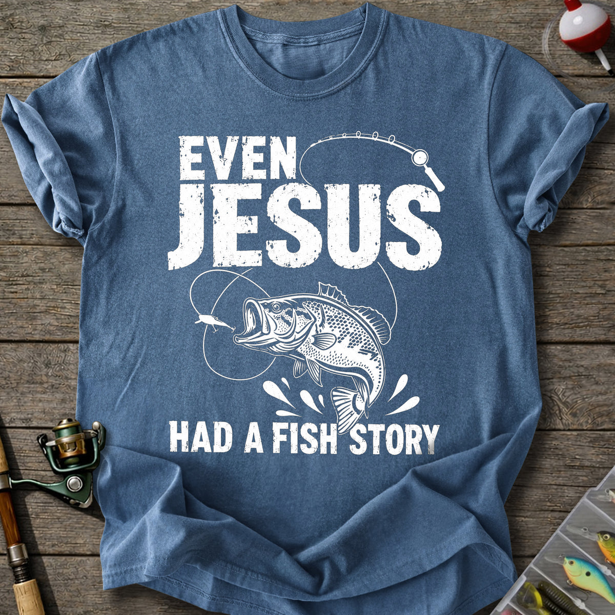 Jesus Fish Story T-shirt