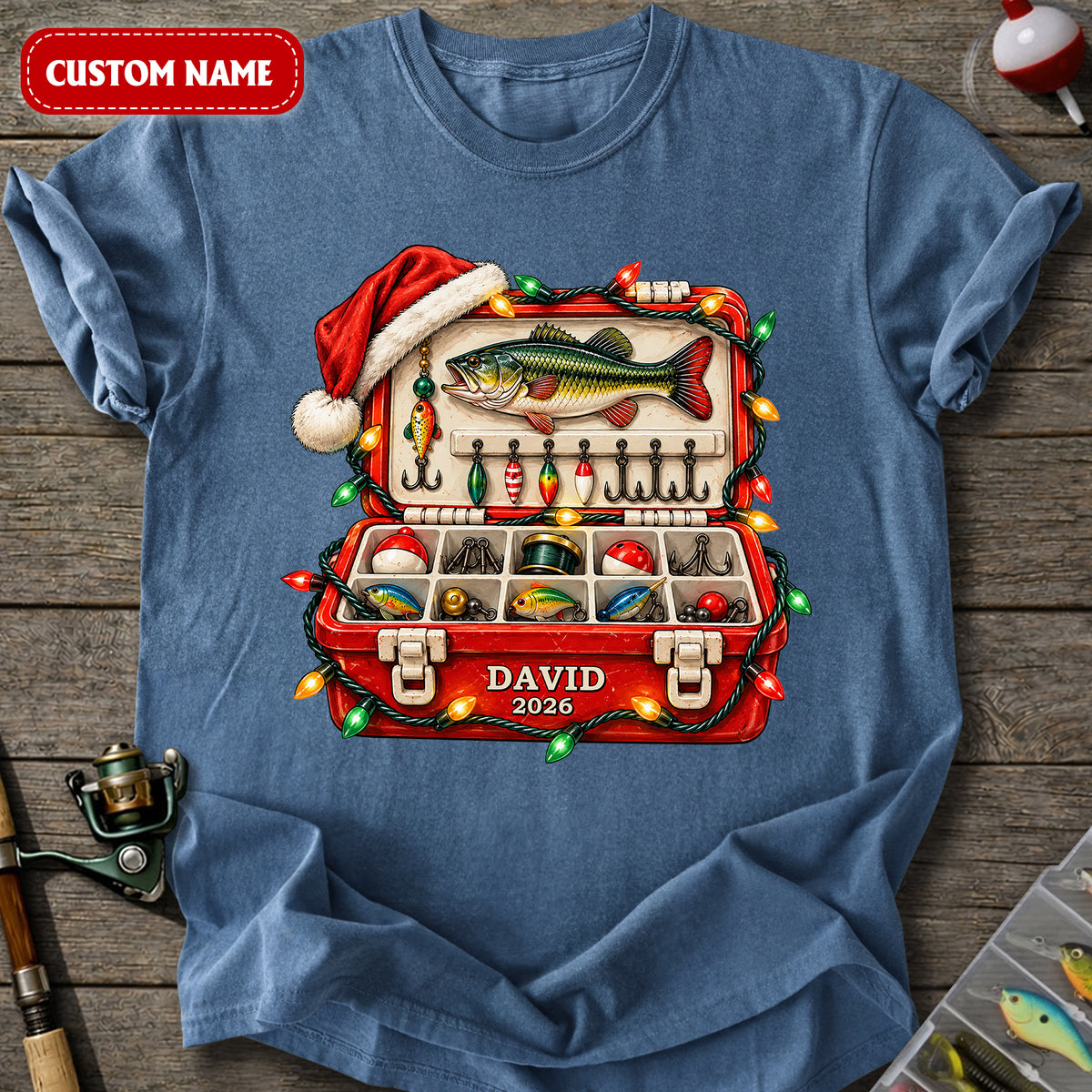Christmas Tackle Box T-Shirt