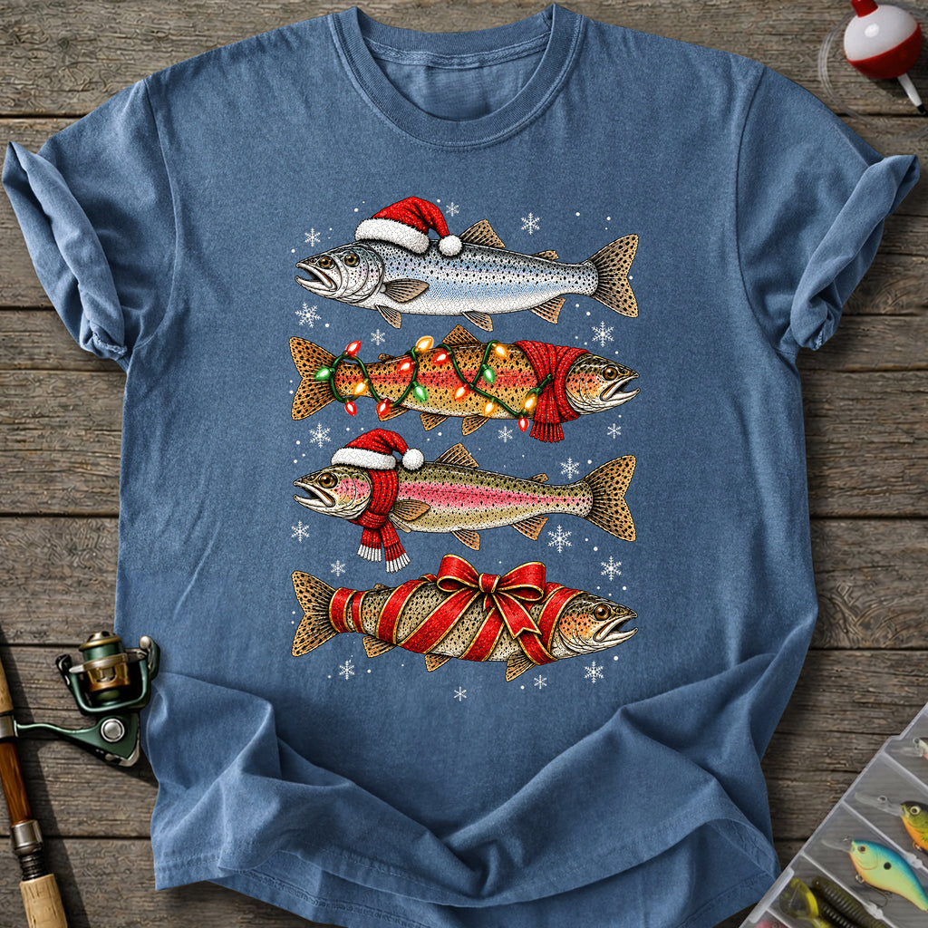 Christmas Trout T-Shirt