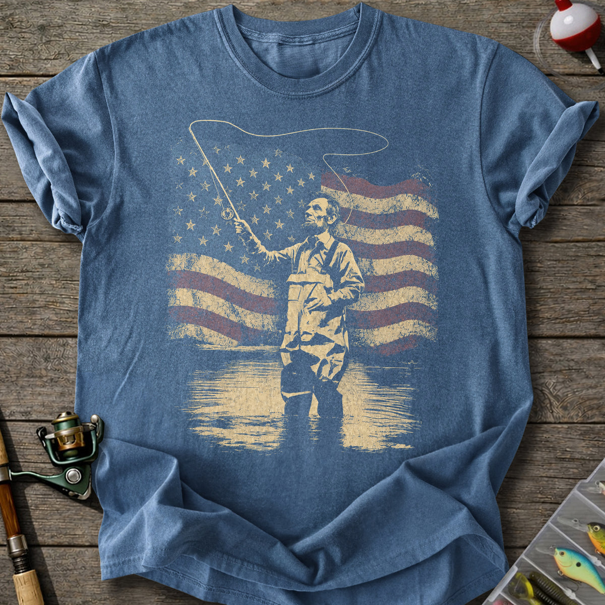 Patriotic Angler T-shirt