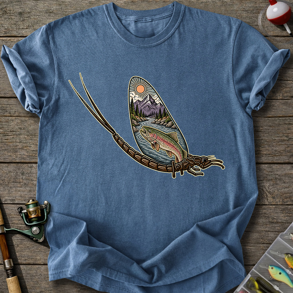 Mayfly River Trout T-Shirt