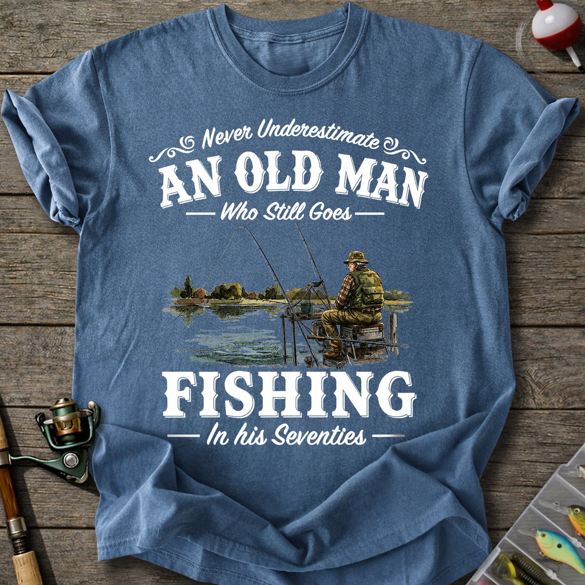Seventies Fishing T-shirt