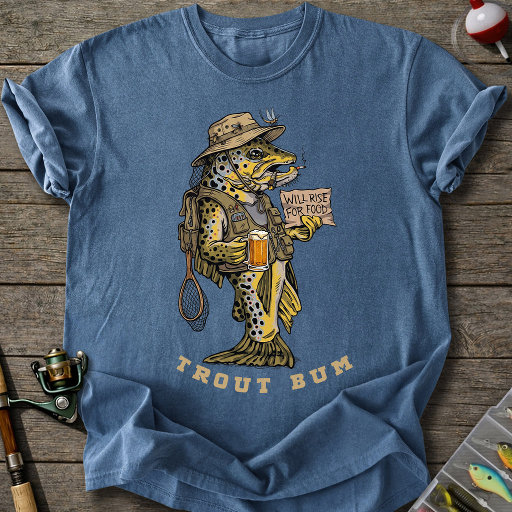 Trout Bum Fishing T-Shirt