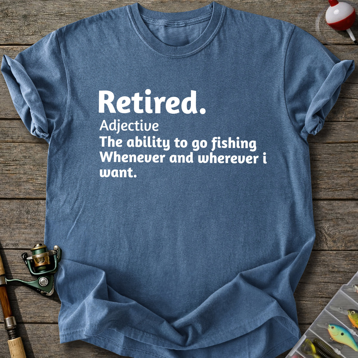Retired Fishing T-shirt
