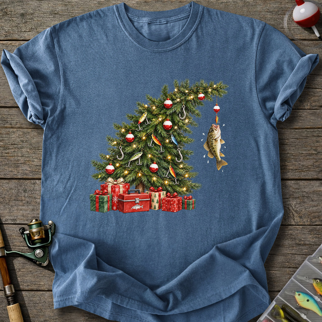 Fishing Lure Christmas T-Shirt
