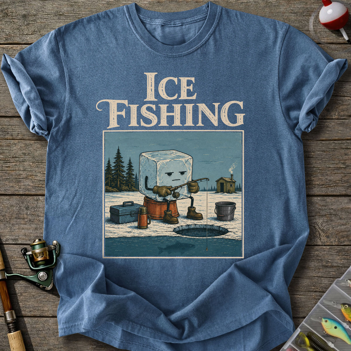 Ice Fishing T-Shirt