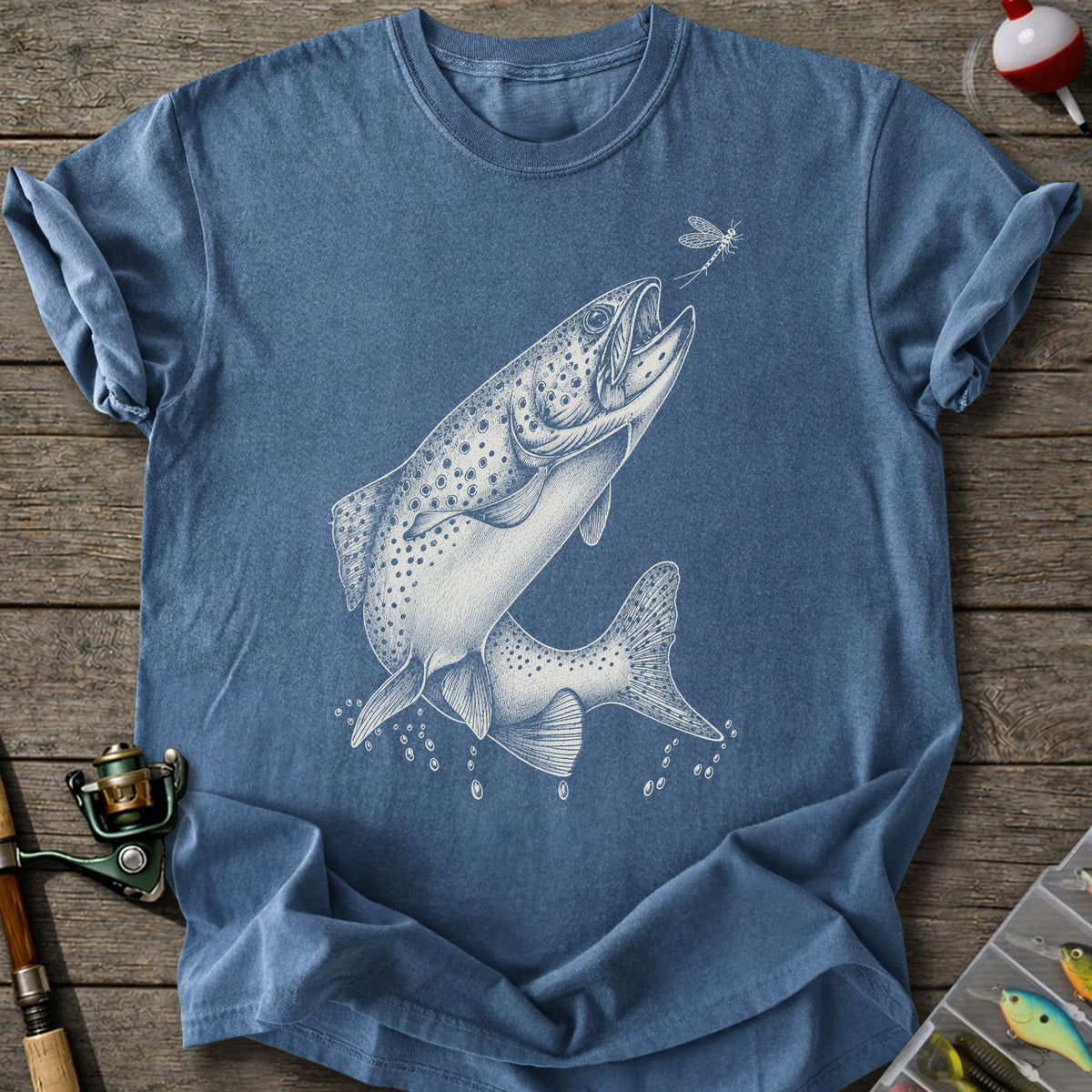 Rising Brown Trout T-Shirt