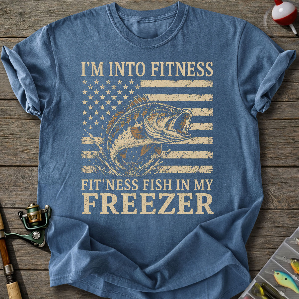 Fitness Fish Freezer T-Shirt