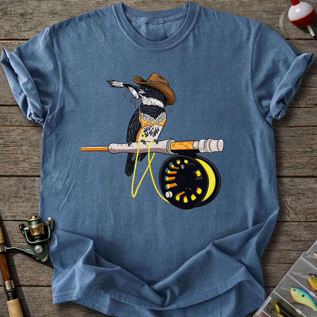 Cowboy Fly Fishing T-Shirt
