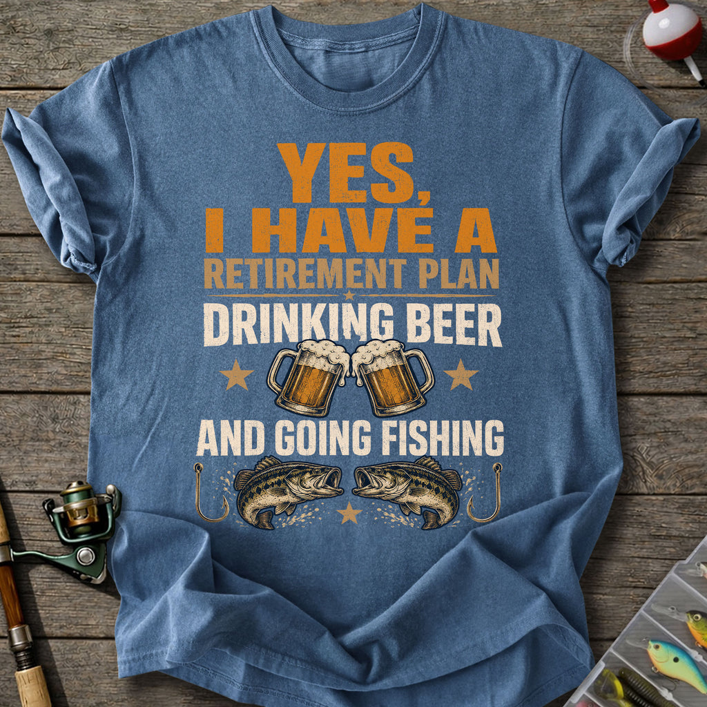 Beer Fishing Retirement T-Shirt