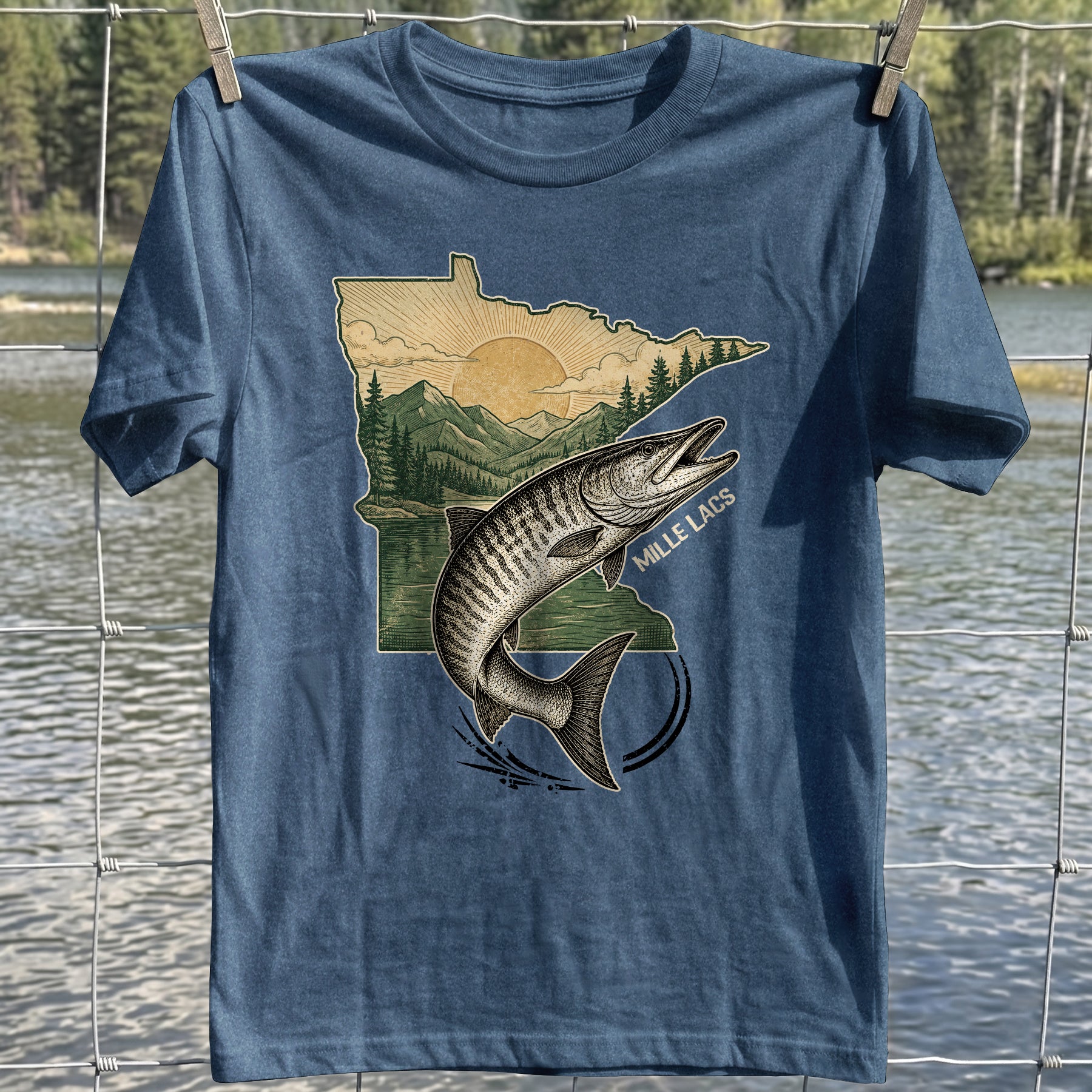 Mille Lacs Fishing T-Shirt