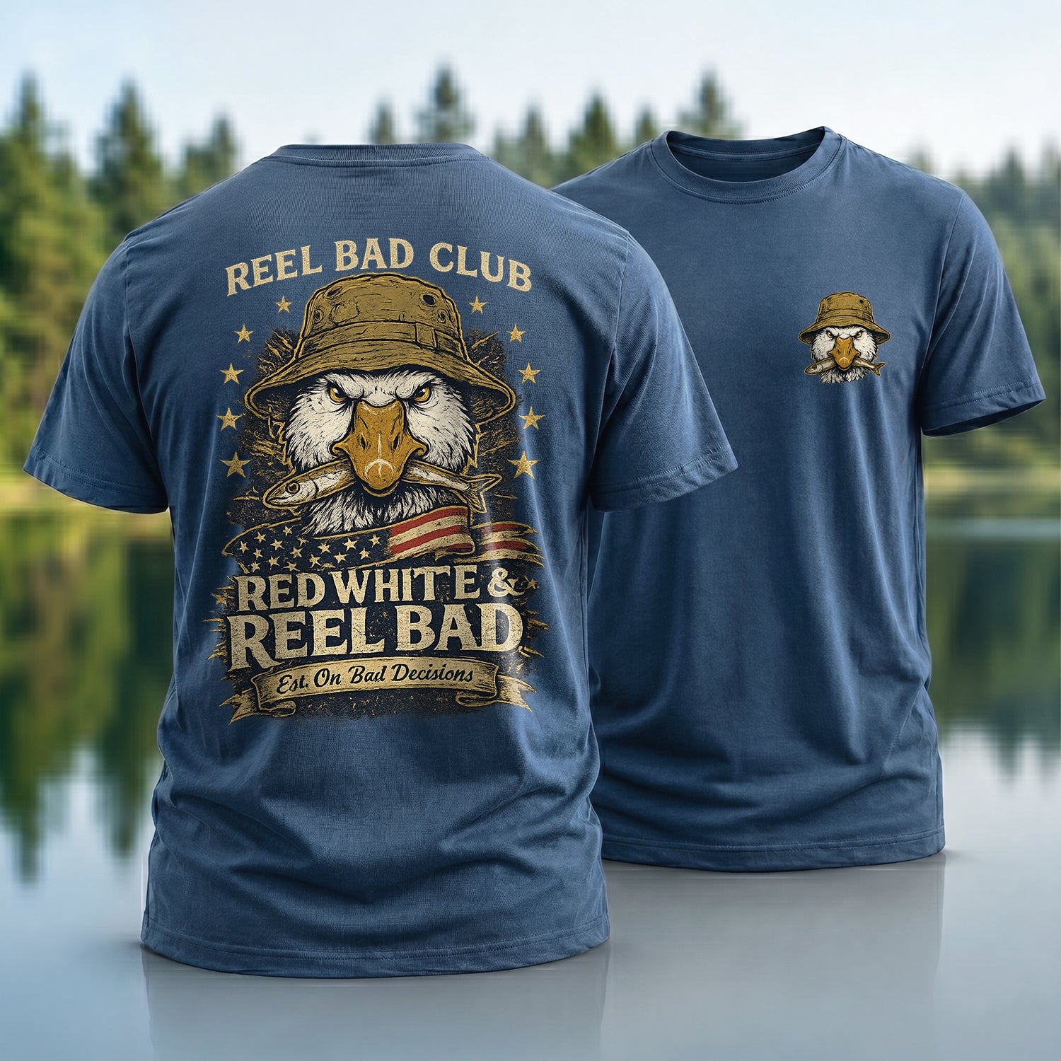 Reel Red & White T-Shirt