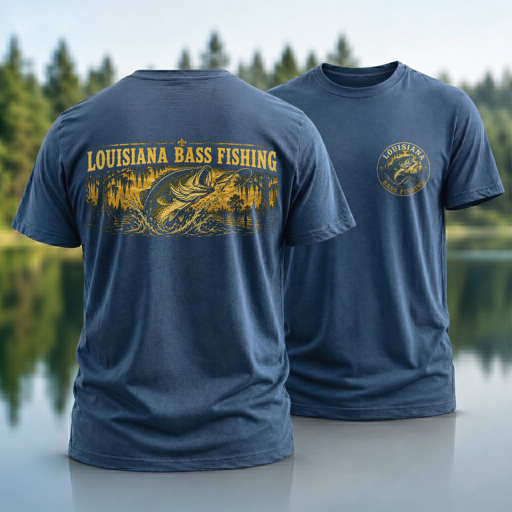 Louisiana Bass Fishing T-shirt