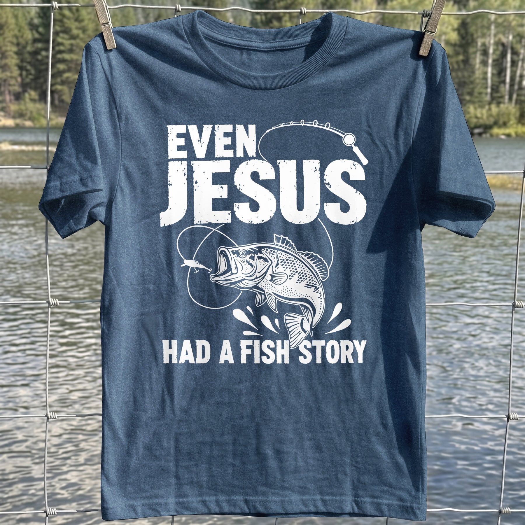 Jesus Fish Story T-shirt