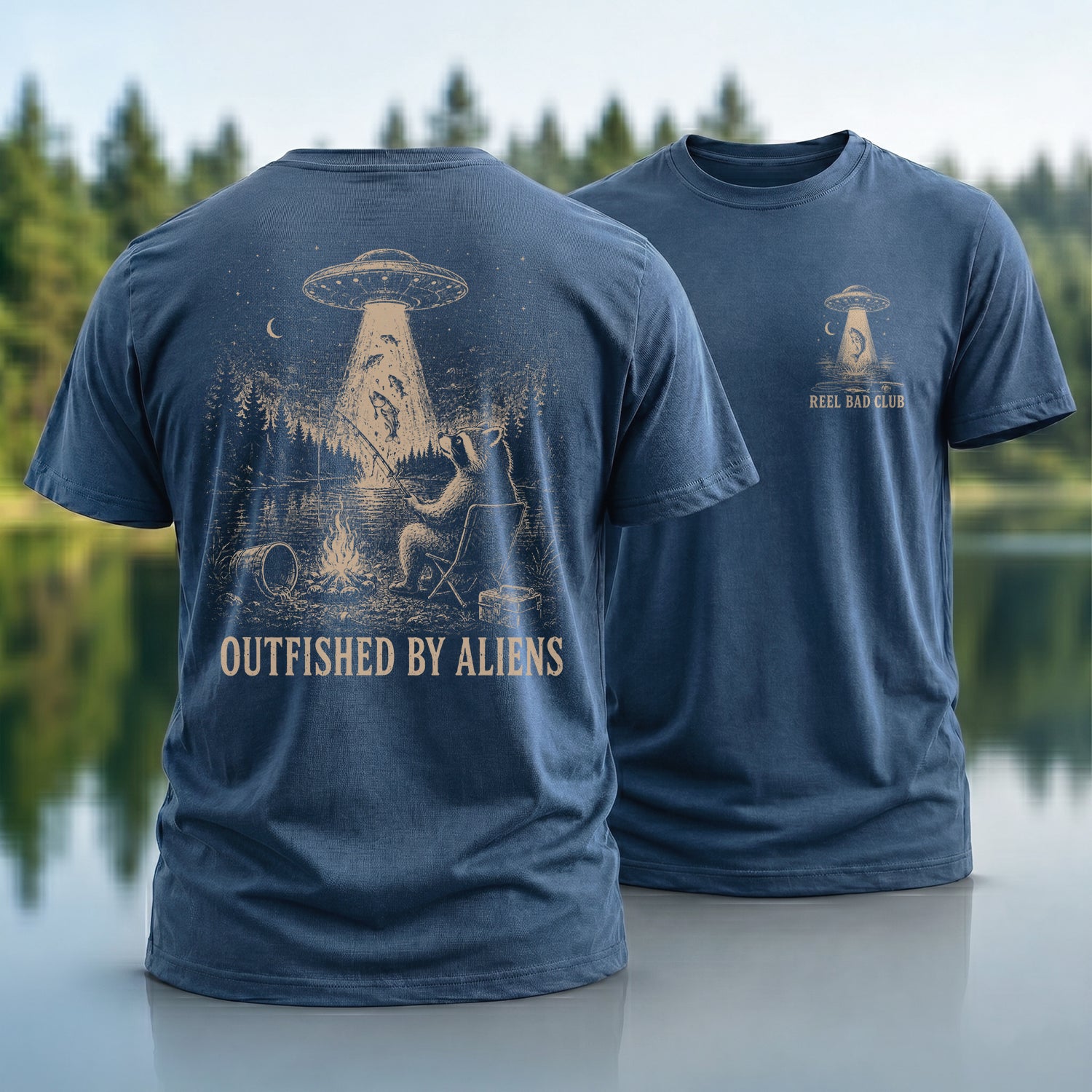 Outfished By Aliens T-shirt