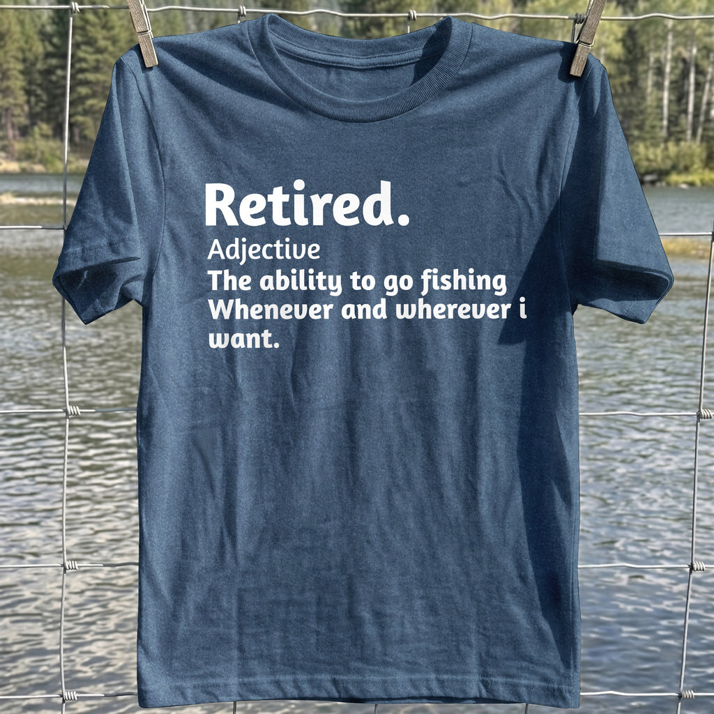 Retired Fishing T-shirt