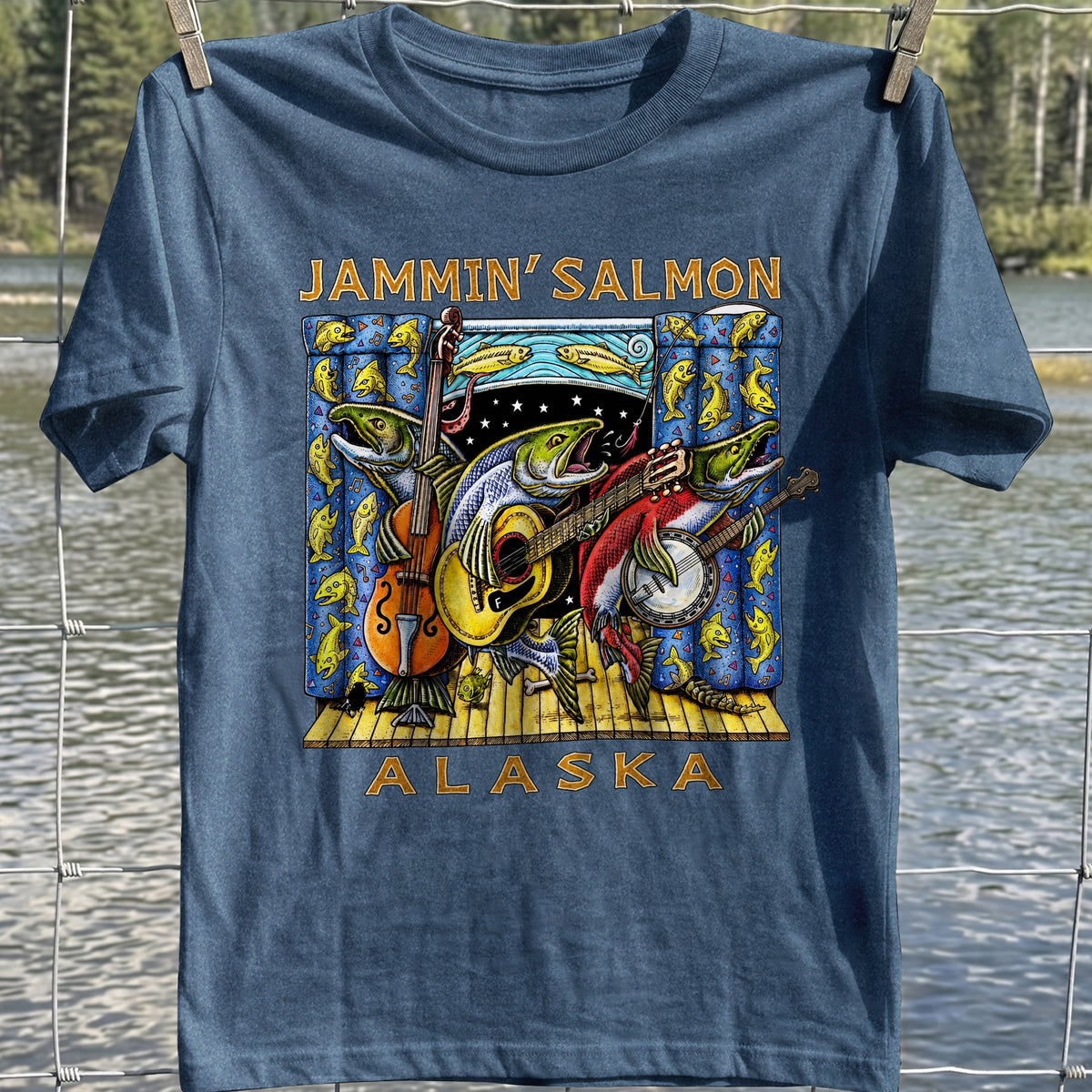 Jammin' Salmon Alaska T-Shirt