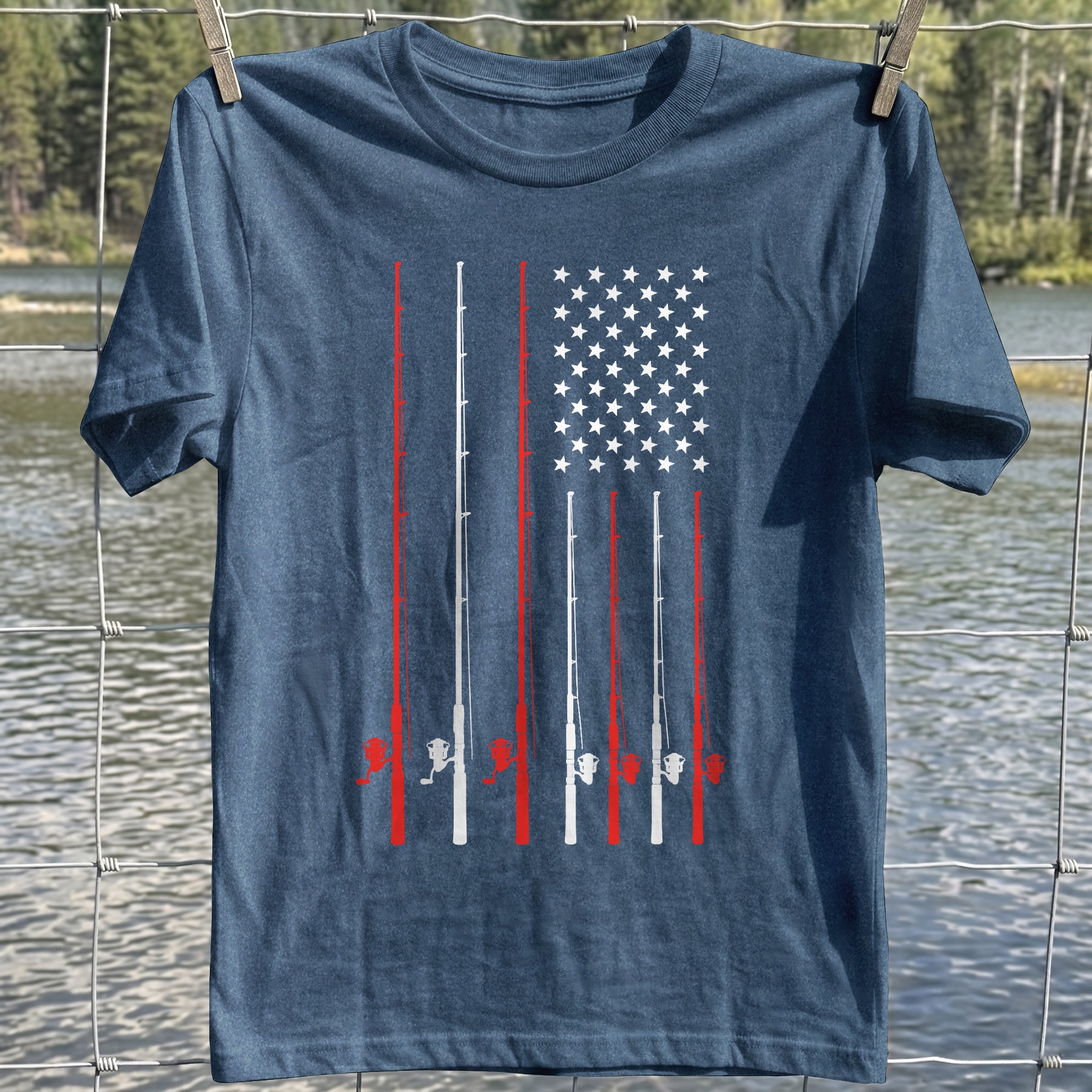 Fishing Flag T-shirt