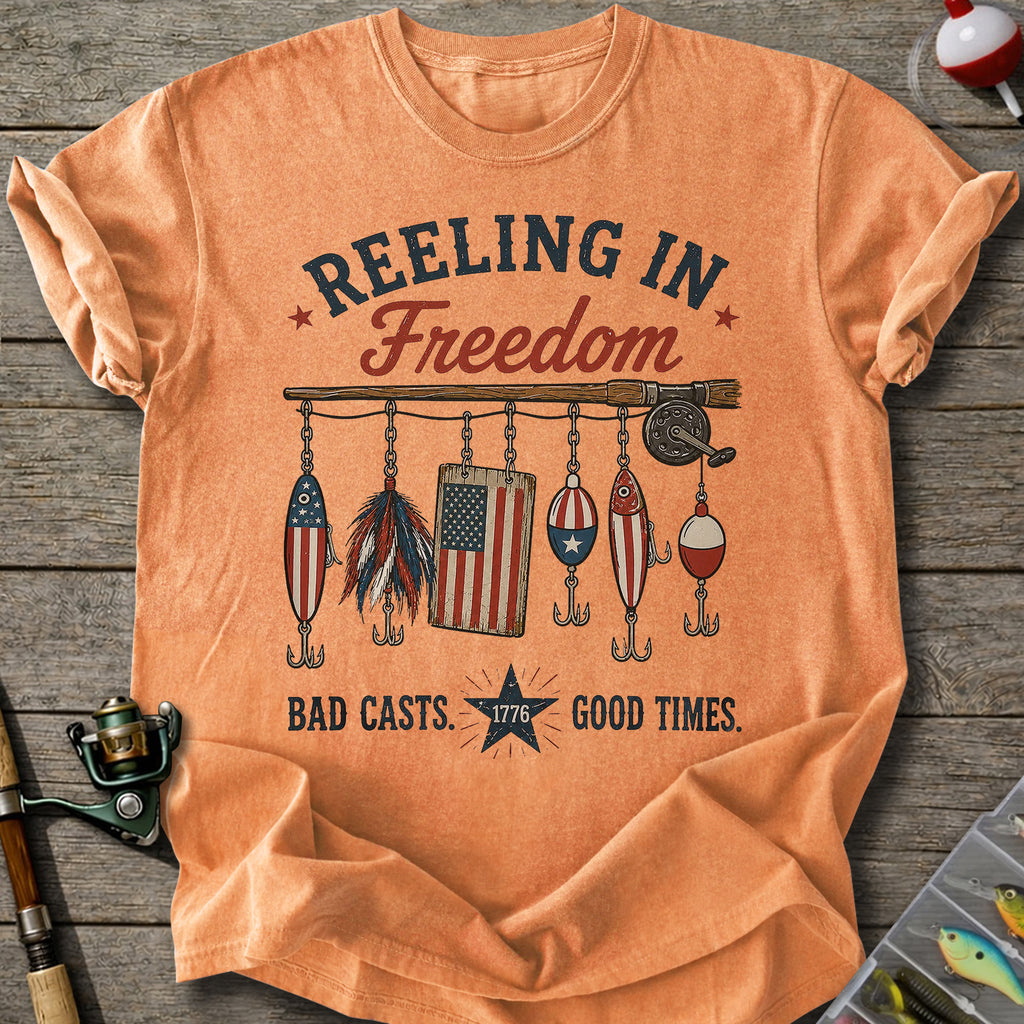 Reeling In Freedom T-shirt