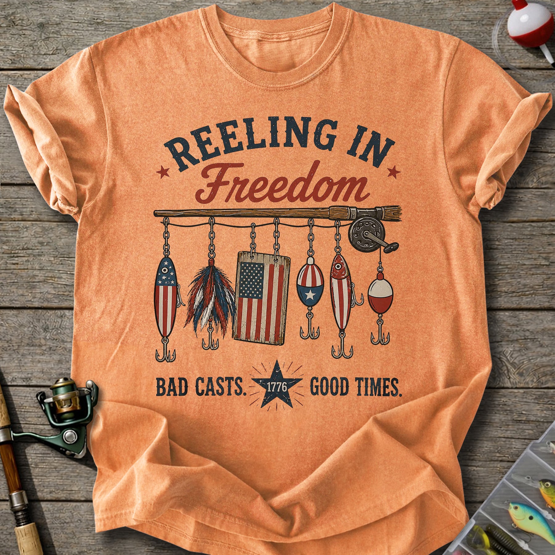 Reeling In Freedom T-shirt