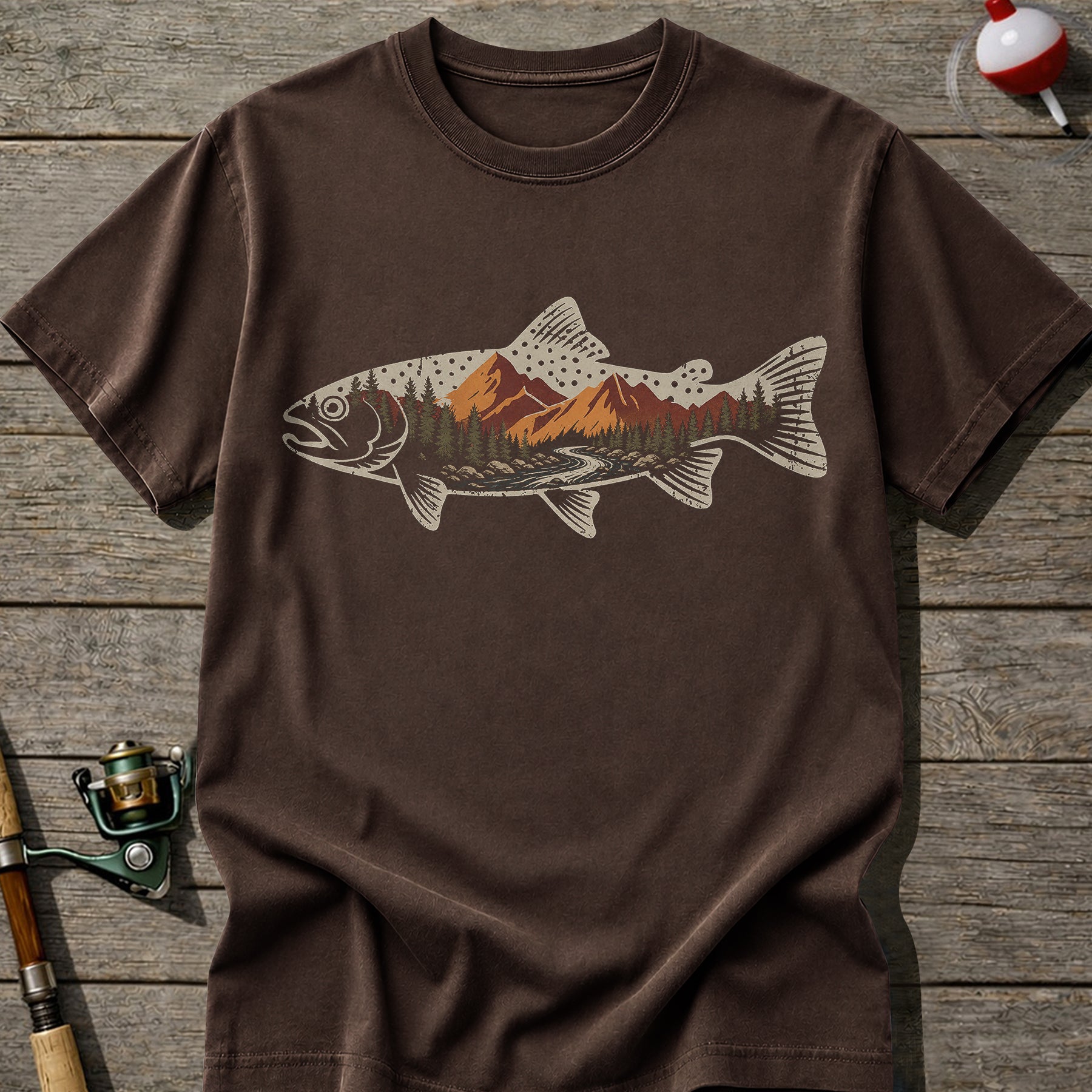 Mountain Fish T-shirt