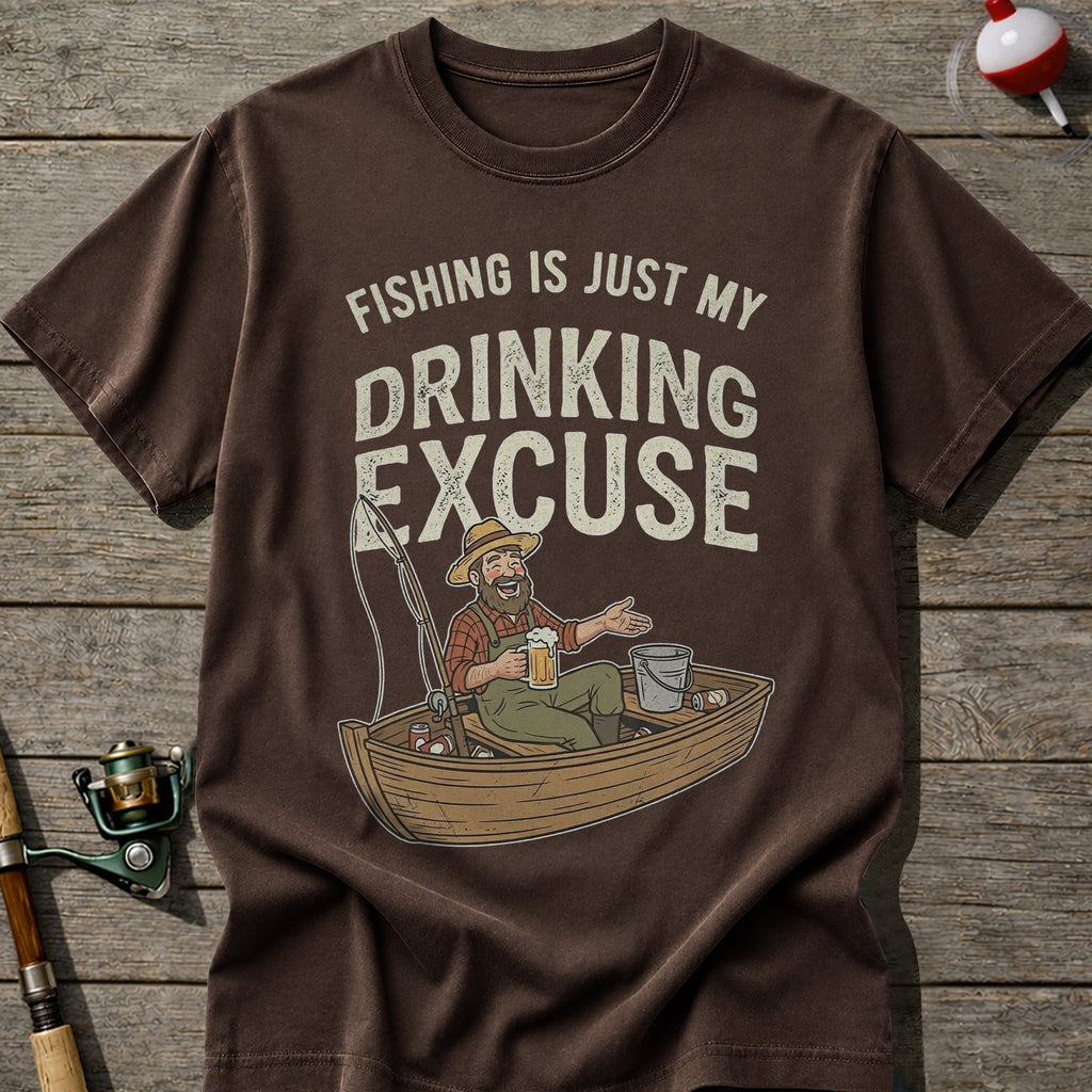 Fishing Is My Drinking Excuse T-Shirt