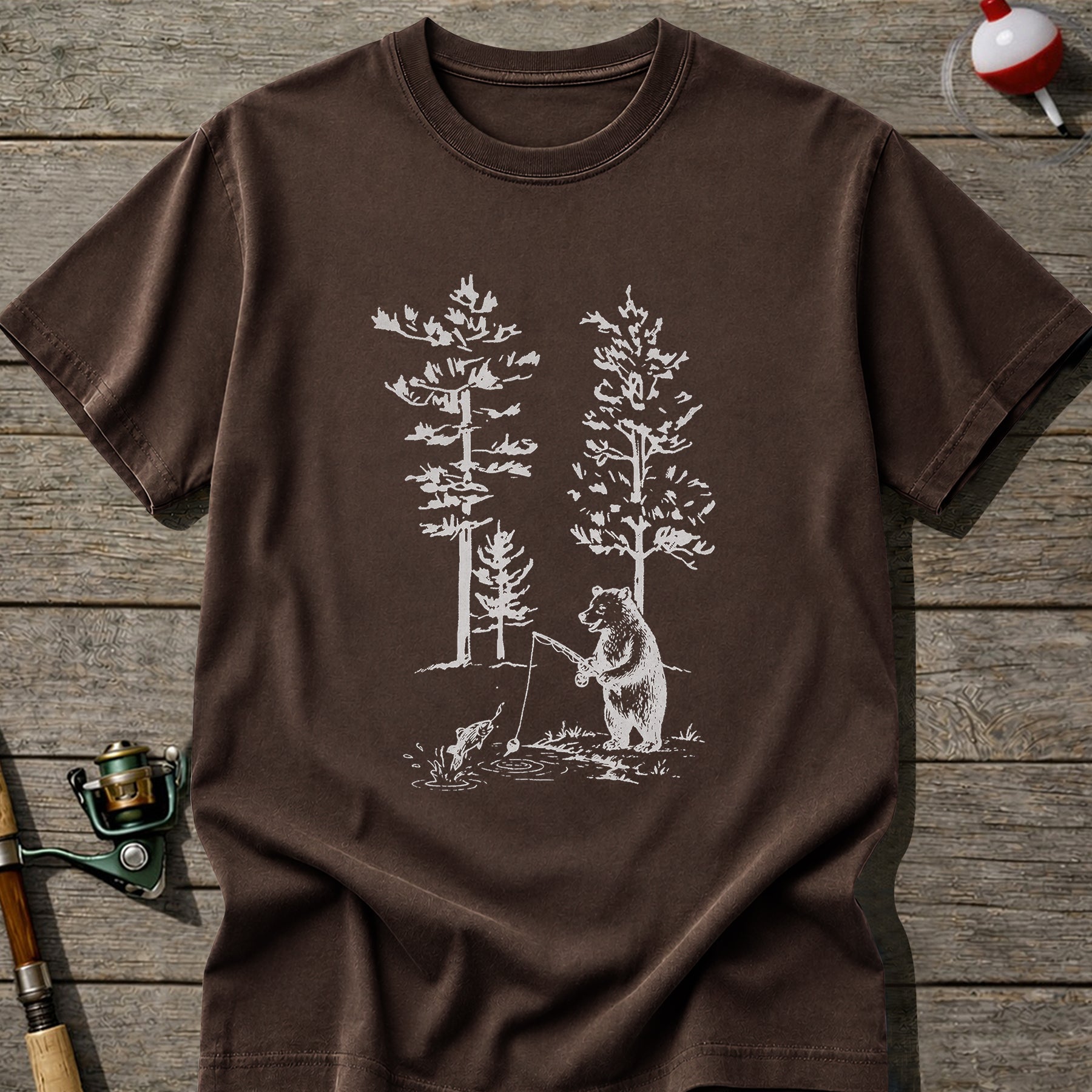 Solo Bear Fishing T-Shirt
