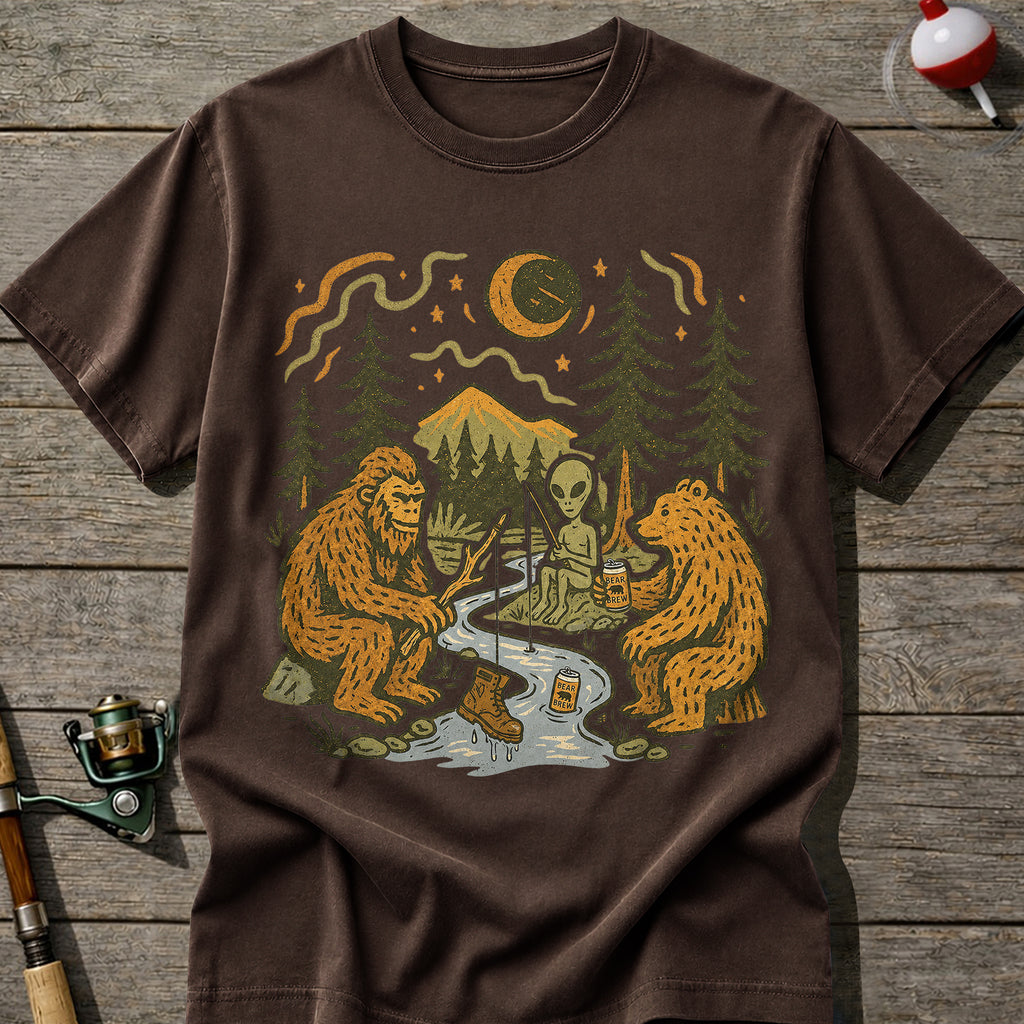 Strange Fishing Crew T-Shirt