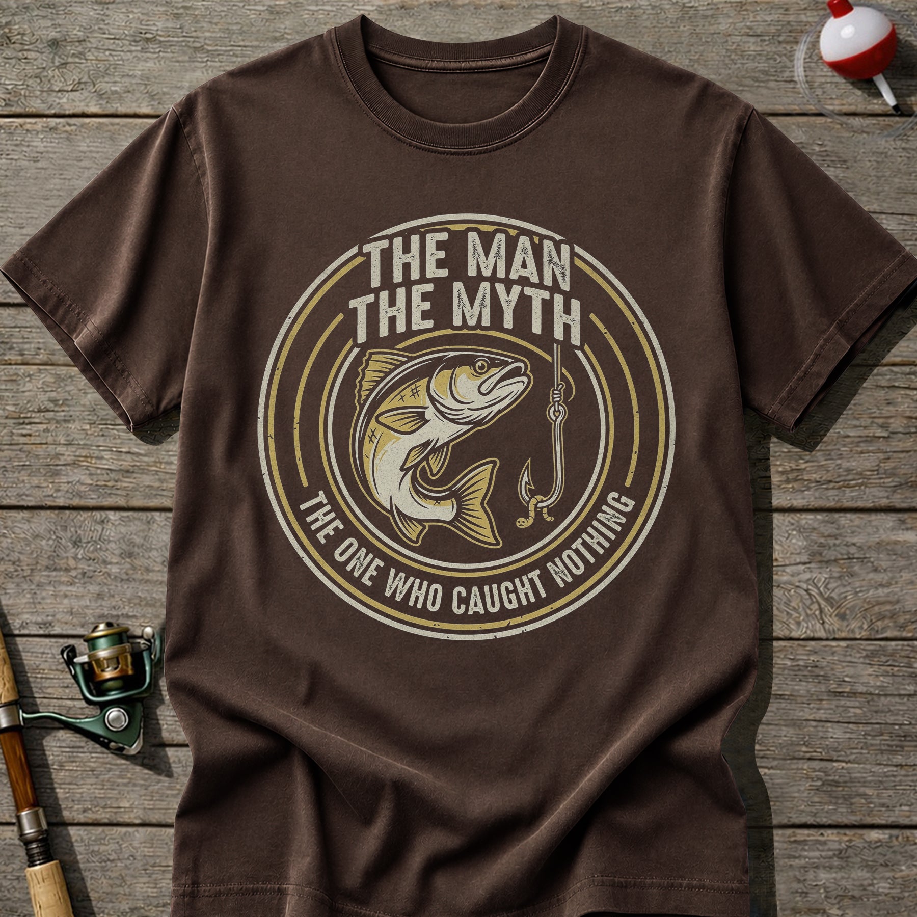 The Man The Myth Caught Nothing T-Shirt