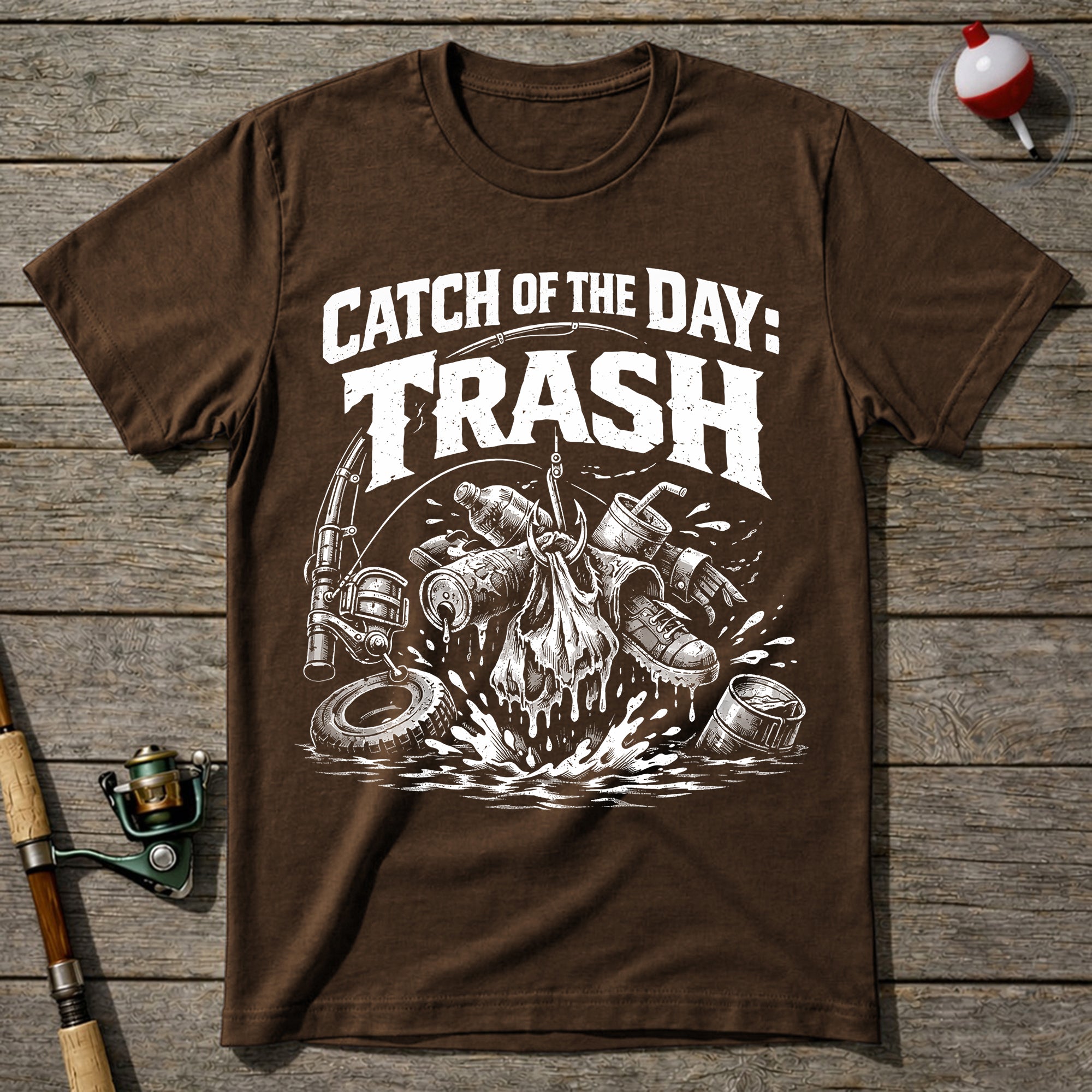 Catch Of The Day Trash Fishing T-Shirt