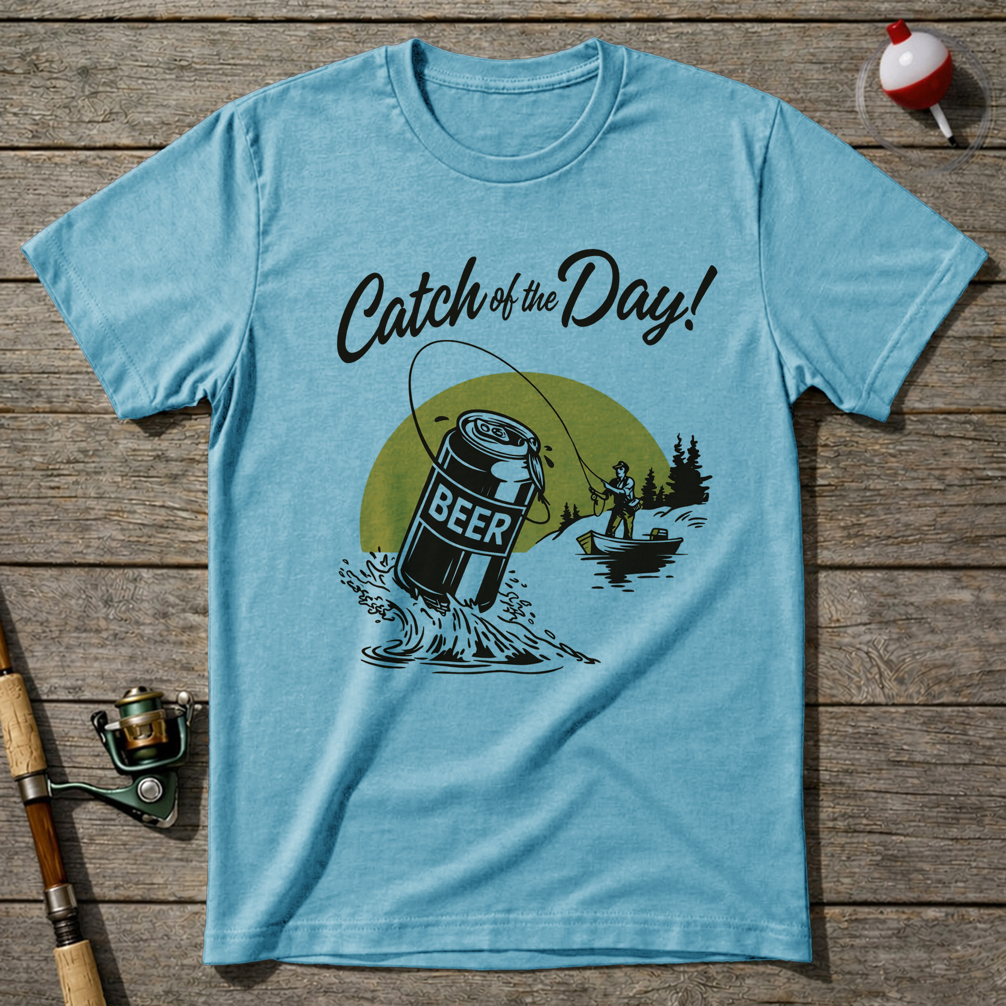 Catch Of The Day T Shirt T-Shirt — Sky Blue