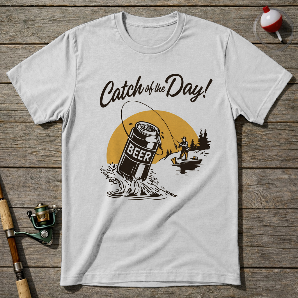 Catch Of The Day T Shirt T-Shirt — White