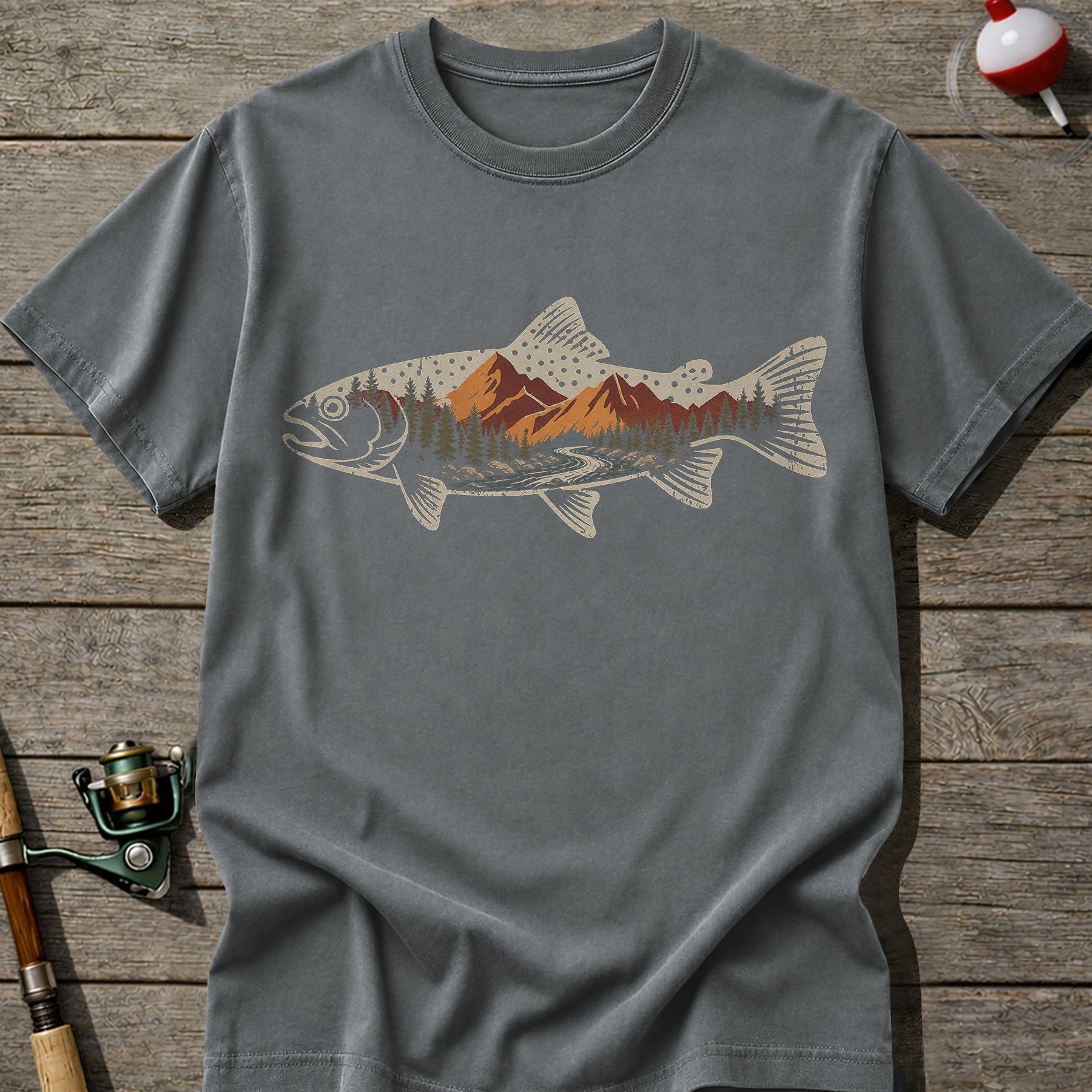 Mountain Fish T-shirt