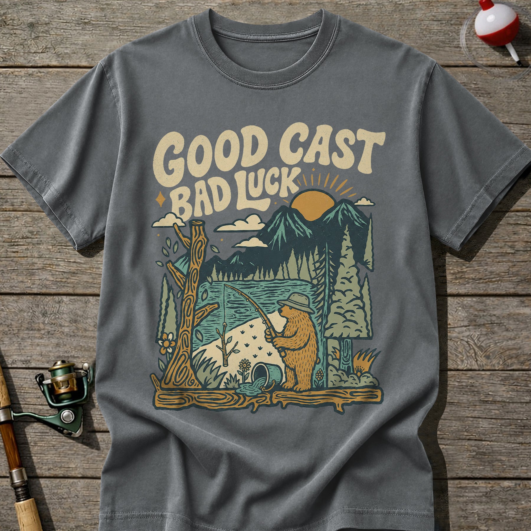Good Cast Bad Luck T-Shirt