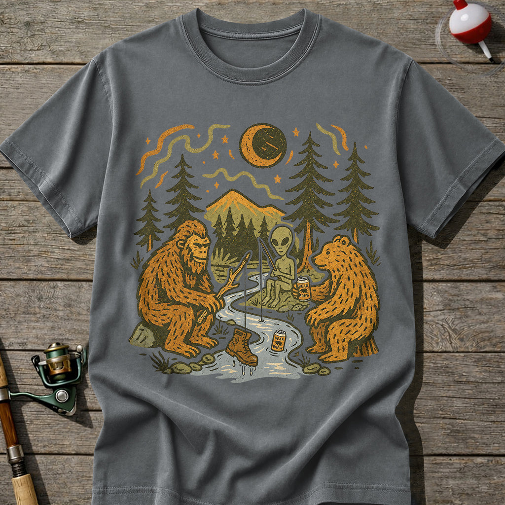Strange Fishing Crew T-Shirt