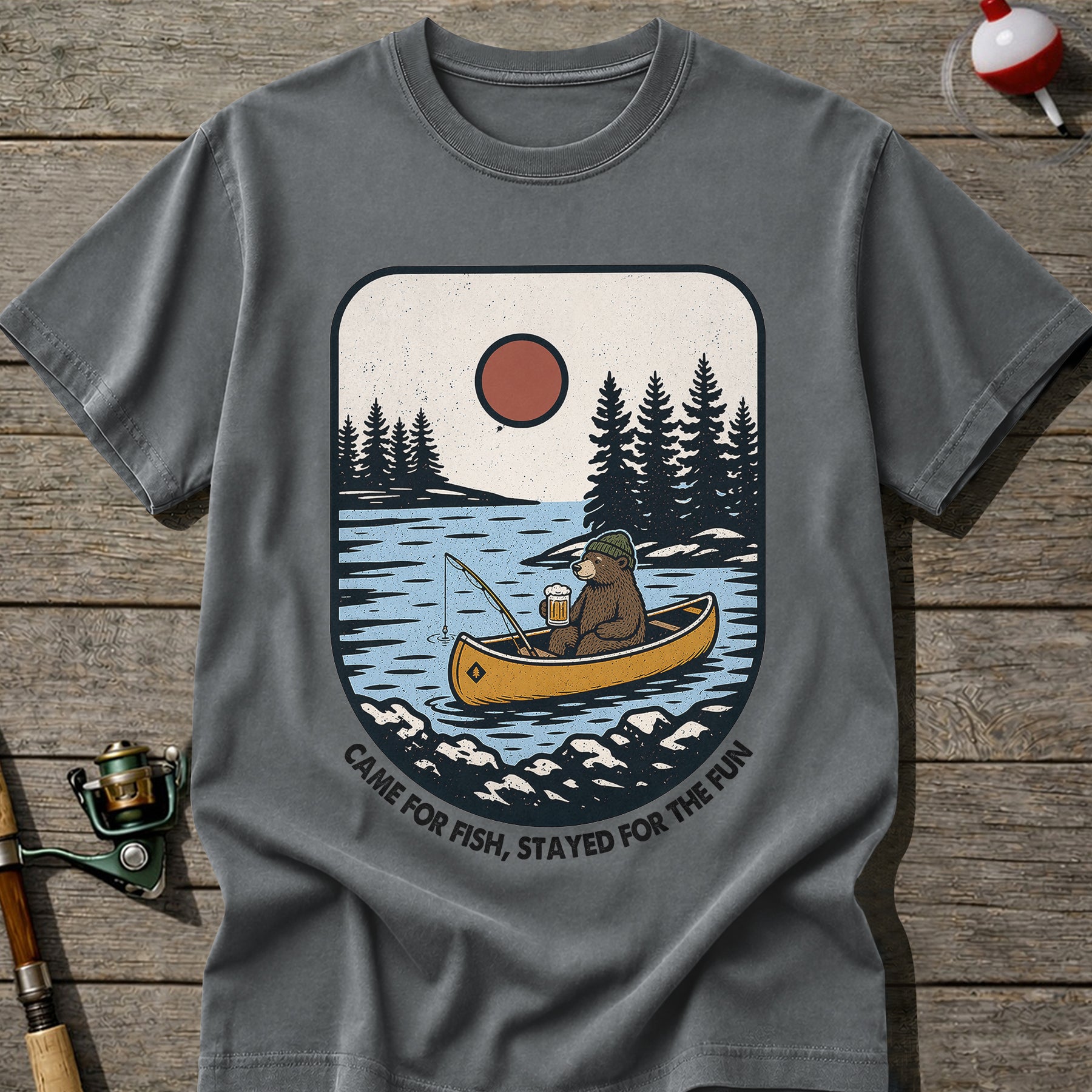 Chill Bear Fishing T-Shirt