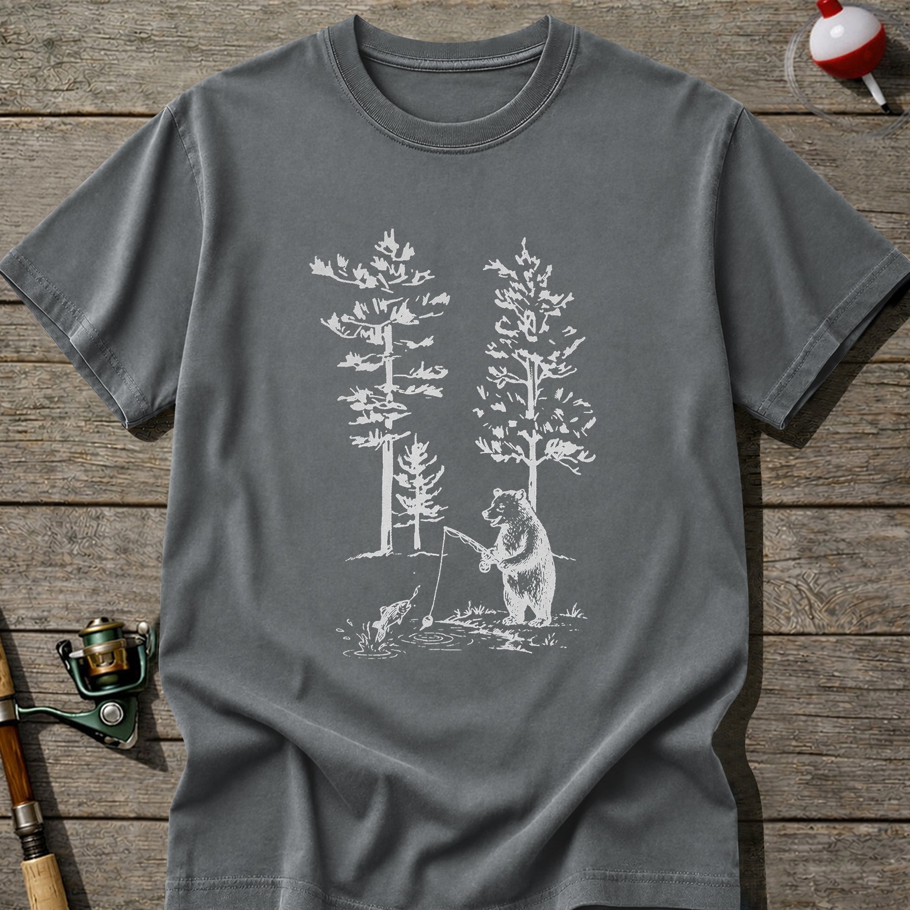 Solo Bear Fishing T-Shirt