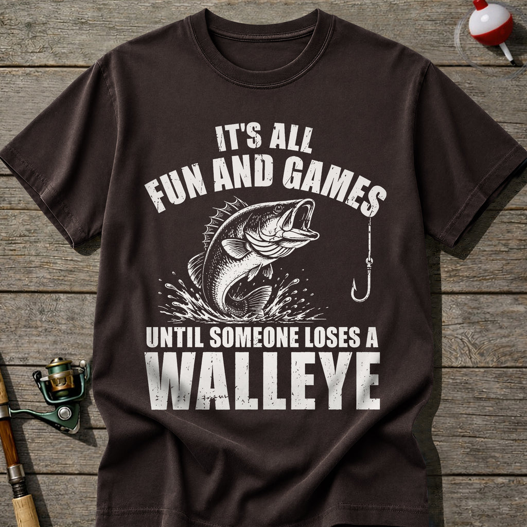 Funny Walleye Fishing T-shirt