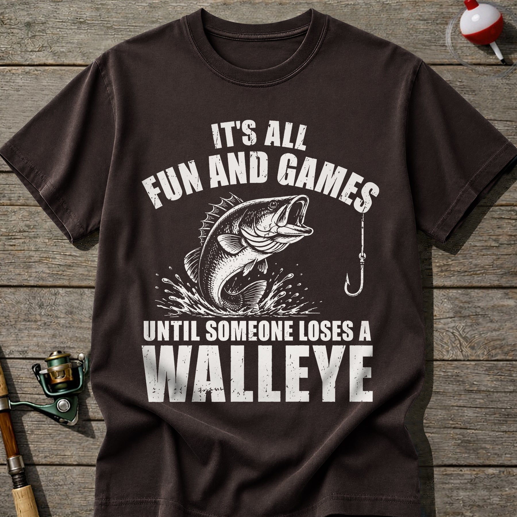 Funny Walleye Fishing T-shirt