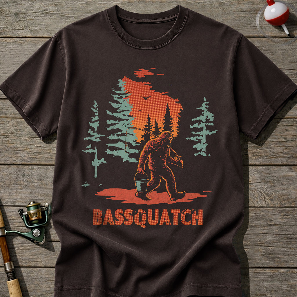 Bassquatch Fishing T-Shirt