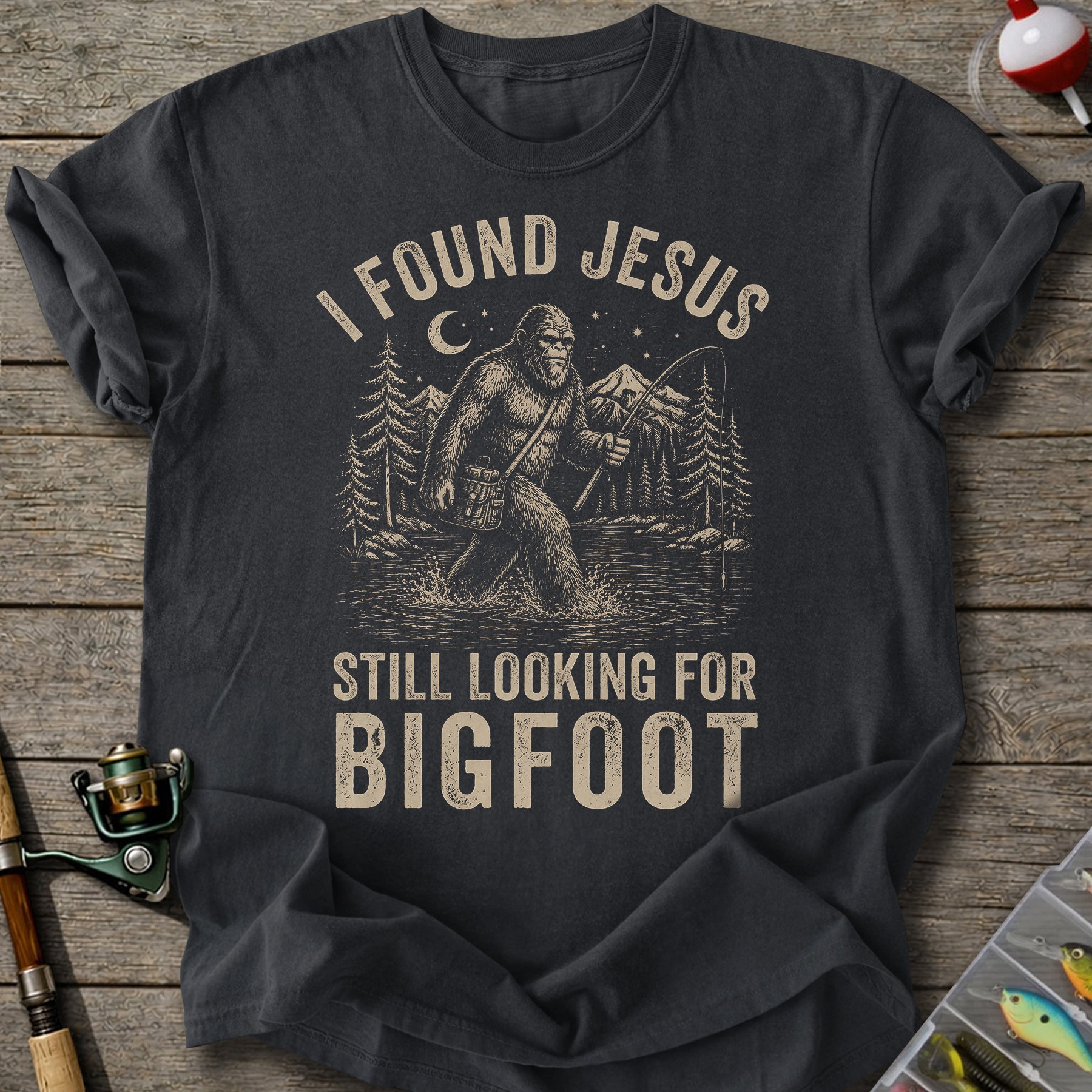 Jesus Looking For Bigfoot T-Shirt