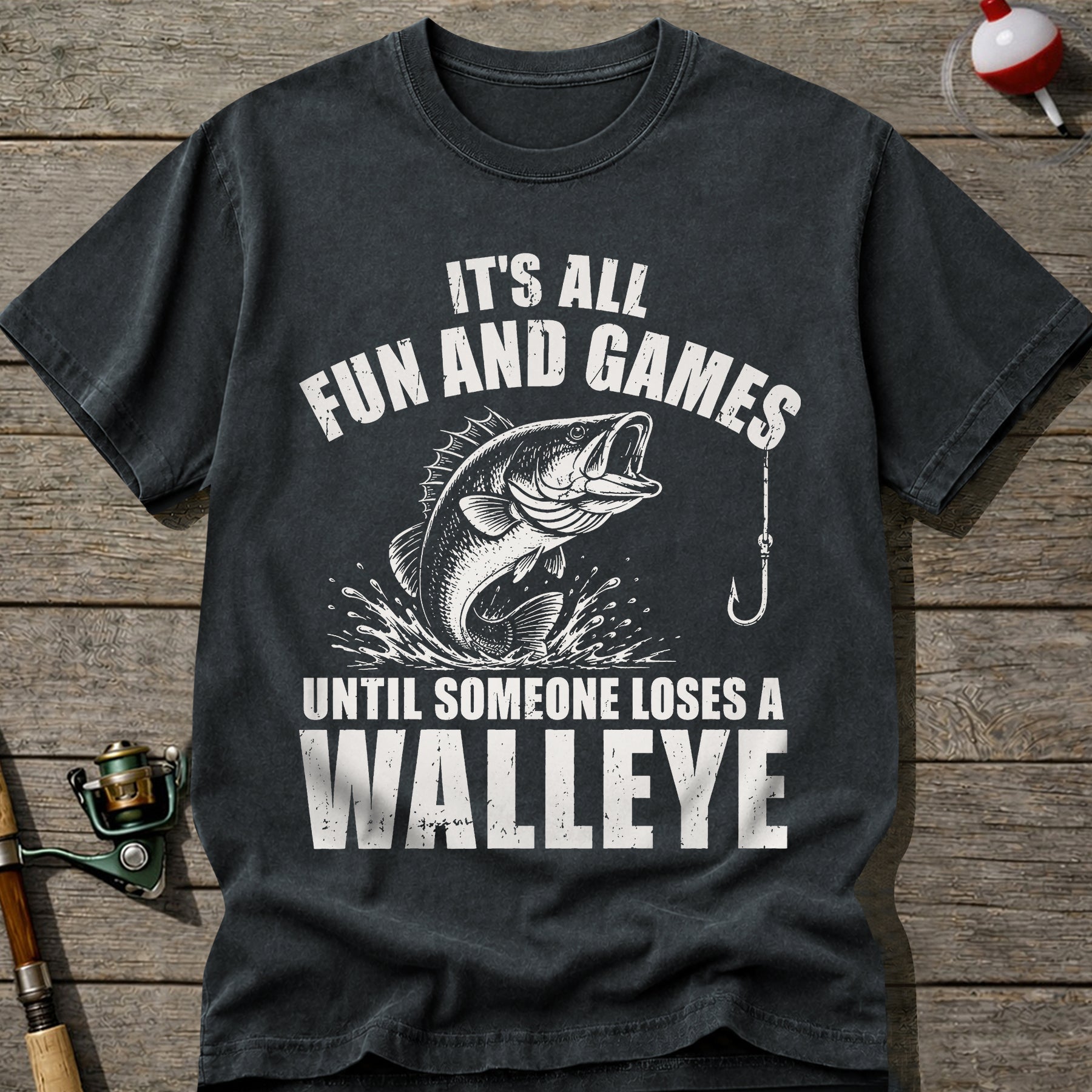 Funny Walleye Fishing T-shirt