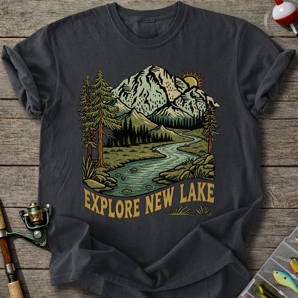 Explore New Lake T-shirt