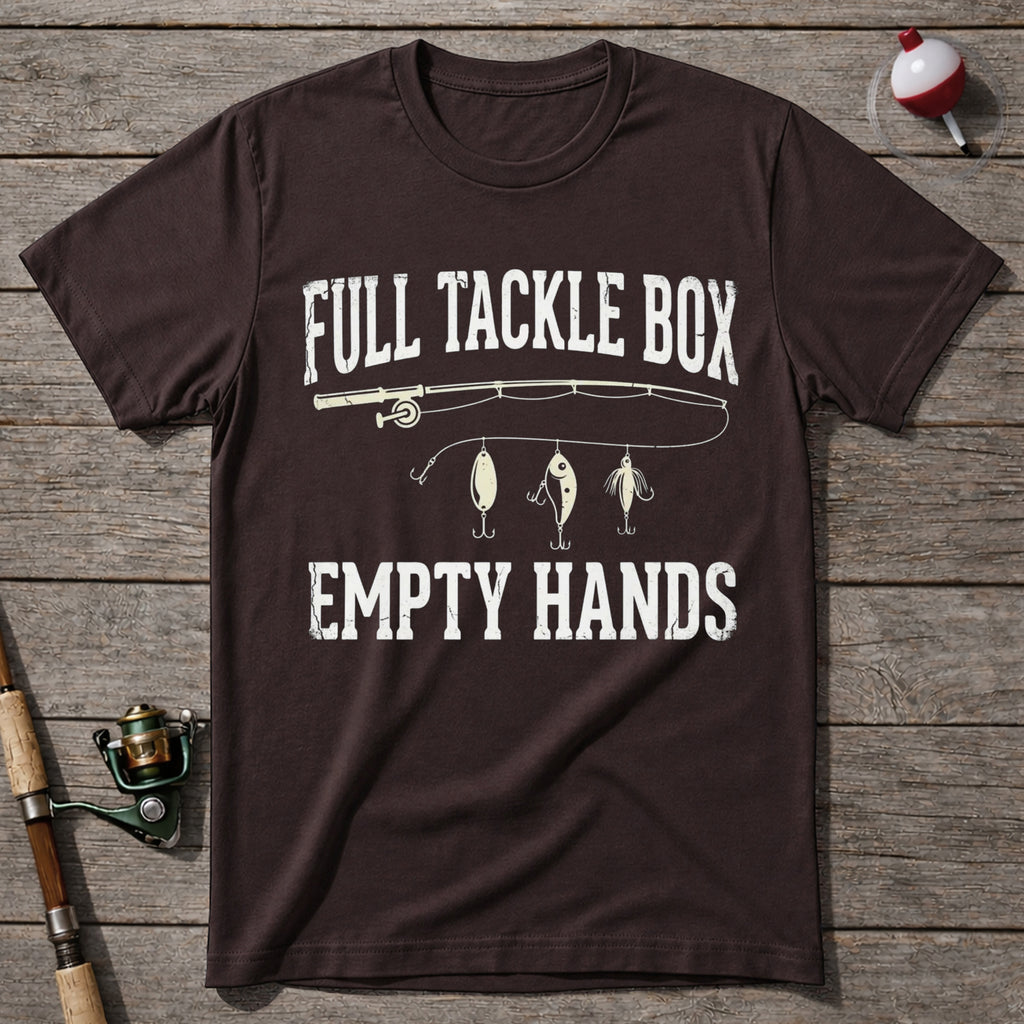 Full Tackle Box Empty Hands T-Shirt